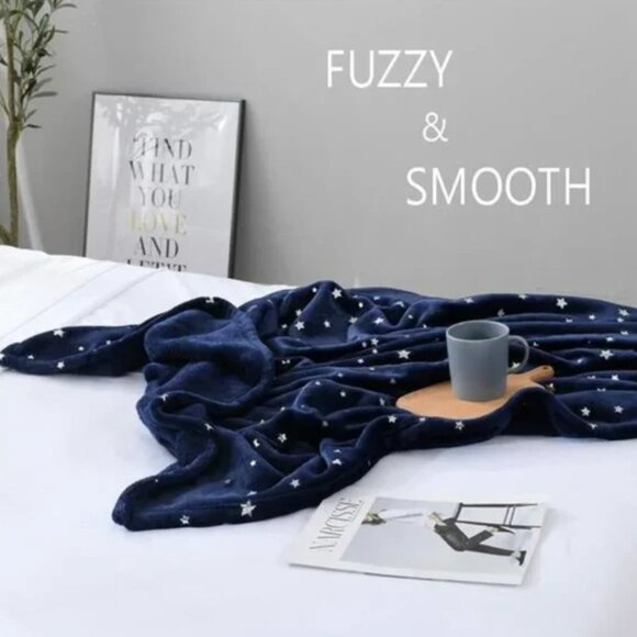 Throw Blanket, Ultra Soft Thick Microplush Bed Blanket,All Season Premium Fluffy - Picture 5 of 6